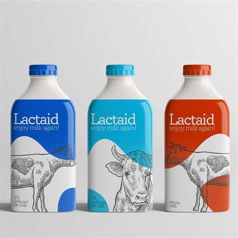 Lactaid Packaging Redesign Milk Brands Lactose Free Milk Lactose Free