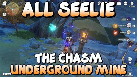 All Seelie Di Chasm Underground Mine Genshin Impact Indonesia Youtube