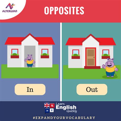 5 simple antonyms in English - Part 1