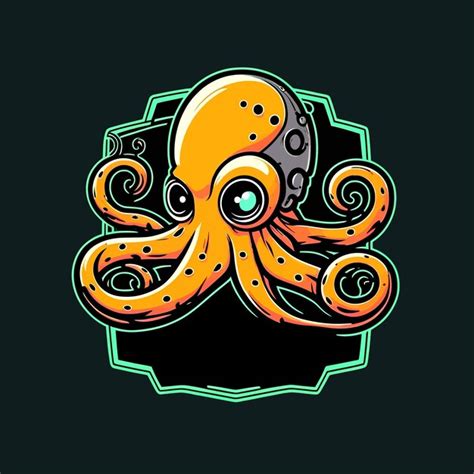 Premium Vector Beautiful Octopus Design Esports Mascot Gaming Logo