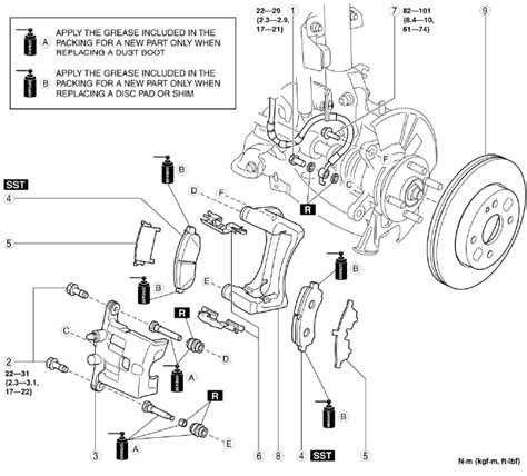 Mazda Front Brake Disc Conventional Brake System