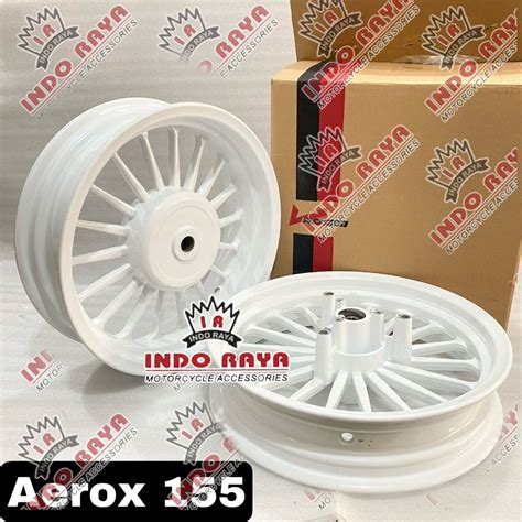 Jual Velg Pelek Velek Rossi Vrossi Aerox Galaxy Palang Warna White