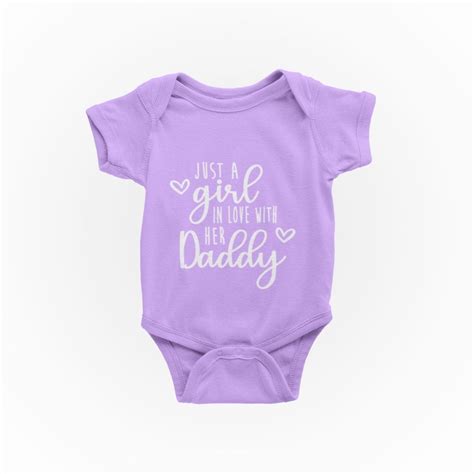 Daddys Girl Svg Baby Girl Svg For Onesie Just A Girl In Love Etsy