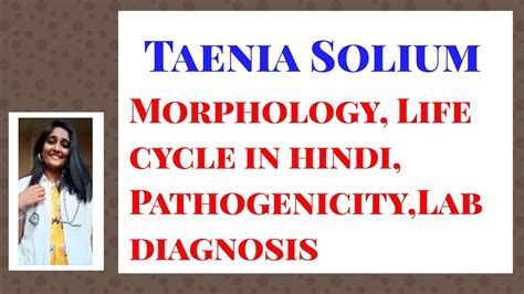 Taenia Solium Morphology Life Cycle In Hindi Pathogenicity Lab