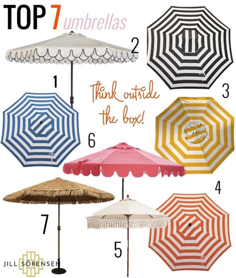 Top 7 Outdoor Umbrellas Jill Sorensen