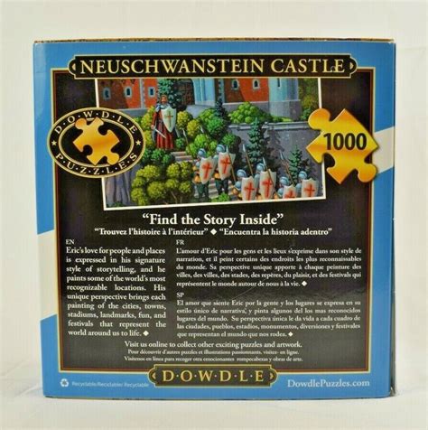 Dowdle Puzzles Neuschwanstein Castle Piece Jigsaw Puzzle New Jigsaw