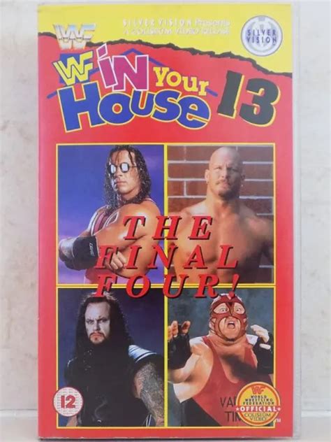 Wwf In Your House Final Four Wrestling Video Pal Vhs Tape Wwe