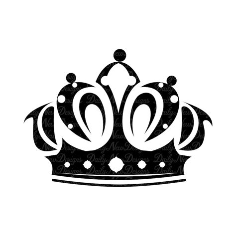 Princess Crown Svg File Silhouette