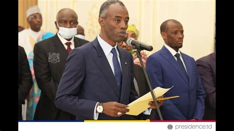 Idriss Youssouf Boy Directeur de Cabinet Civil présentant ce matin les