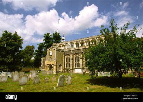 UK Essex Constable Country East Bergholt St Marys Church Stock Photo ...