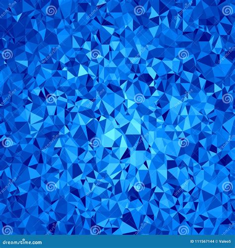 Fundo Poligonal Azul Teste Padrão Triangular Baixa Textura Poli Projeto Moderno Do Mosaico