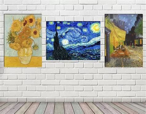 Cuadros Decorativos Vincent Van Gogh Juego De X Cm C U Meses