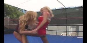 Tanya And Blonde MILF Battle Each Other In Topless Match Tnaflix