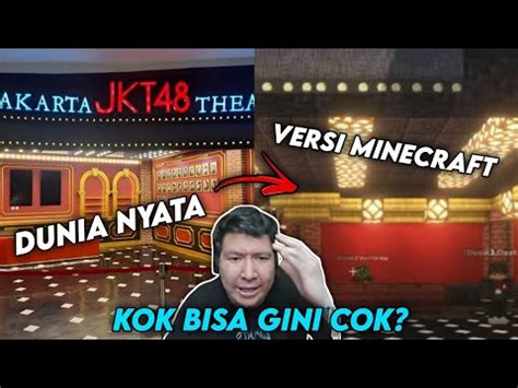 MOMEN BANG WINDAH REVIEW THEATHER JKT48 DI MINECRAFT YouTube