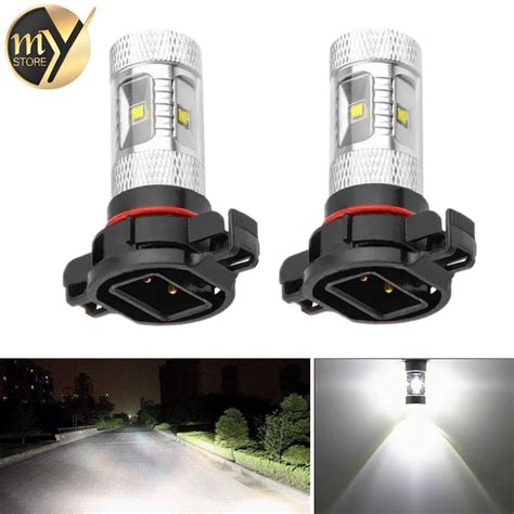 Pcs Cree Xbd Led Chips H W White Lamp Car Fog Head Bulb Auto