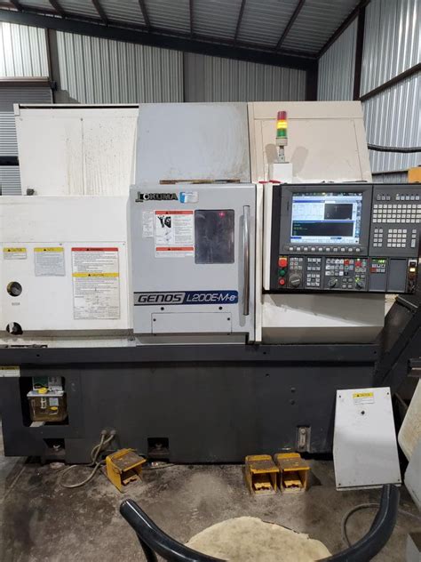 Used Okuma Genos L200E M E CNC Lathe 8074741