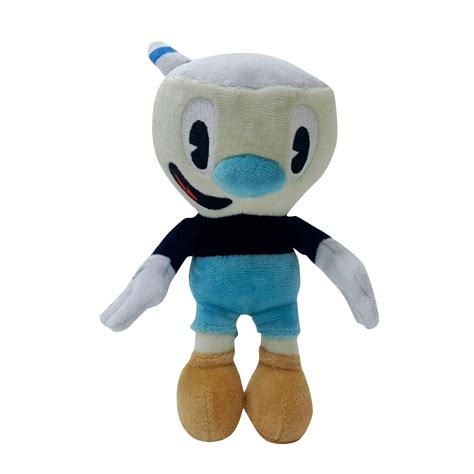 DJKDJL Mugman Plush Toy - 8.6” Cuphead Plush Doll Funny Mugman Stuffed ...