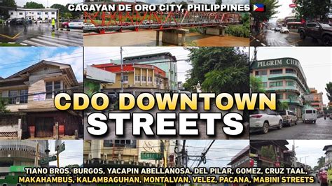 The Main Streets In Cagayan De Oro City Philippines Walking Tour