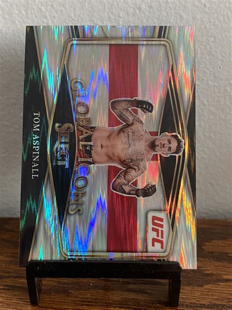 2022 Panini Select UFC Global Icons Flash Prizm 14 Tom Aspinall RC