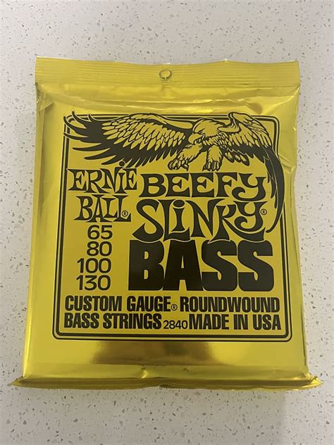 Ernie Ball Ernie Ball Beefy Slinky Roundwound Bass Strings Reverb