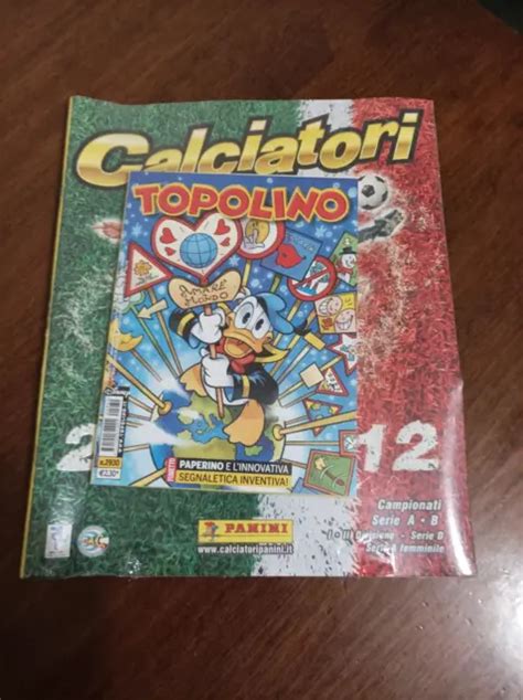 Topolino N Del Blisterato Con Album Calciatori Panini