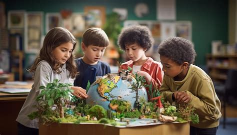 Journ E Mondiale De L Environnement Une Photo D Enfants Dans Une Salle