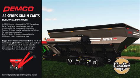 Farming Simulator Demco Series Grain Carts Demonstrating All