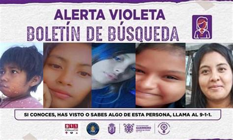 Desaparecen 5 Mujeres En Guerrero De Entre 7 A 20 Años De Edad