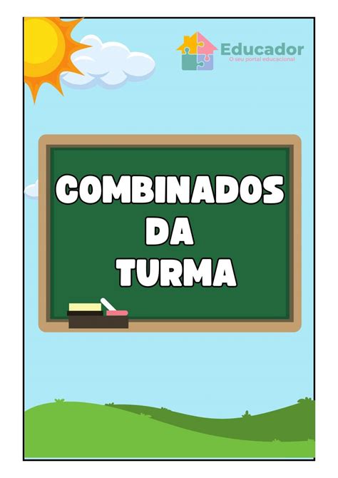 Combinados Para Educação Infantil - 8