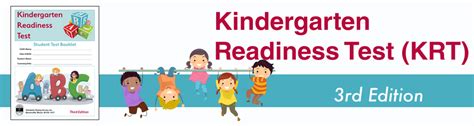 Kindergarten Readiness Test Krt 3rd Edition 18006426787