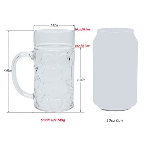 Plastic Beer Mugs With Handles For Beers Party Events Festival 10pcs