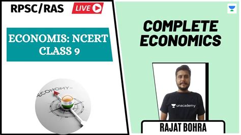 Economics NCERT CLASS 9 Economics RPSC RAS 2020 2021 Rajat Bohra