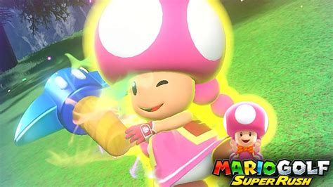 Mario Golf Super Rush Toadette Vs Peach Vs Pauline At Ridgerock Lake