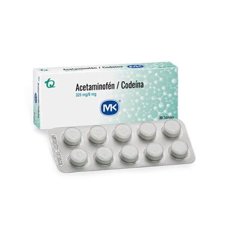 Acetaminofen Cod Mg Mk Caja X Tab Farmavida Droguer A