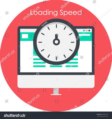 Website Loading Speed Icon Stock Vector (Royalty Free) 404861530