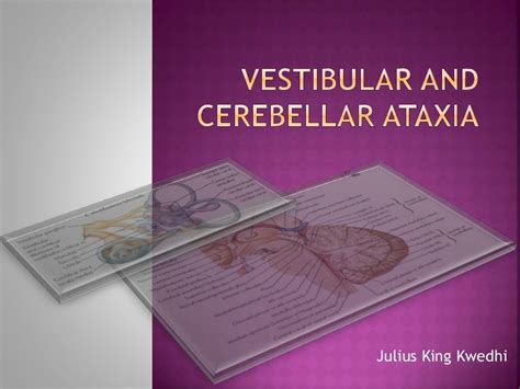 Vestibular and Cerebellar Ataxia - Julius King Kwedhi