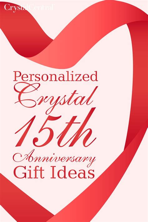 Personalized Crystal 15th Anniversary Gift Ideas | 15th wedding ...