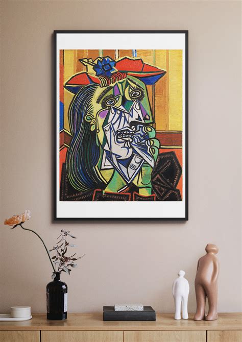 Pablo Picasso The Weeping Woman Art Print Cubist Wall Art Posterist