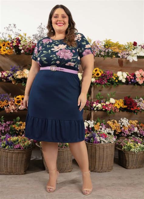 Plus Size Feminino Marguerite