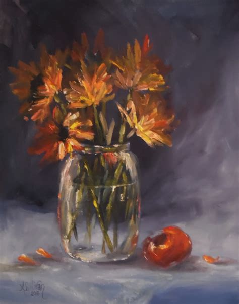 THROUGH THE EYES OF AN ARTIST: Sunshine Somewhere Floral oil painting ...