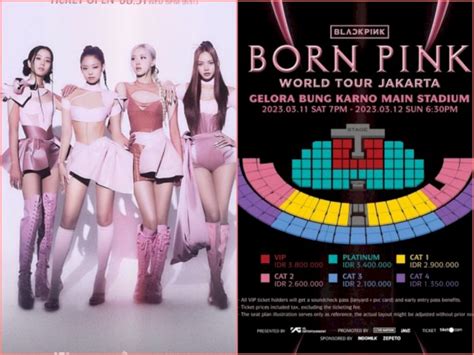 Tiket Konser Blackpink Mulai Dijual Harga Tertinggi Rp Juta Nonton