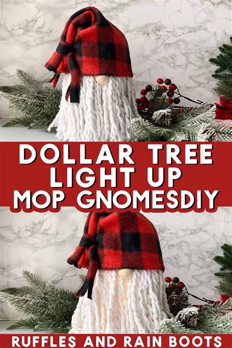 How To Make A Light Up Gnome In 2024 Dollar Store Christmas Crafts