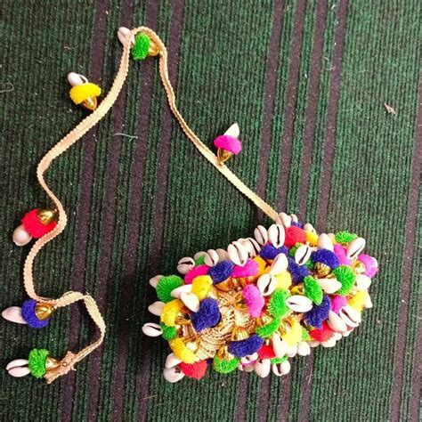 Nylon Cowrie Shell Pom Pom Lace For Garments At Rs 100 Piece In Delhi