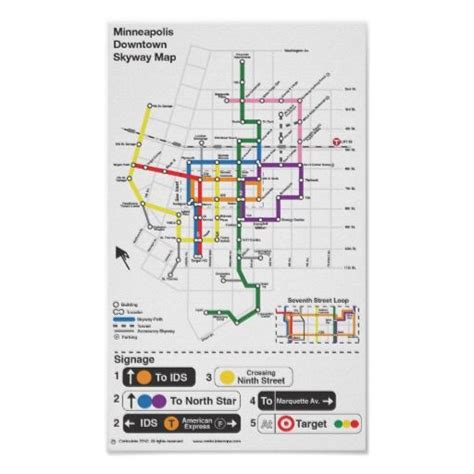 Minneapolis Skyway Map Printable