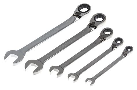 Buy Ring Ratchet Spanner Set Adjustable Metric At Pela Tools