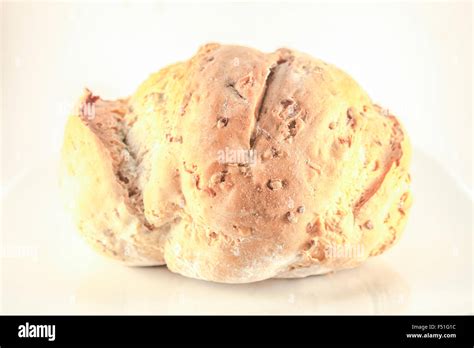 Whole Bread Loaf Isolated On White Background Stock Photo Alamy