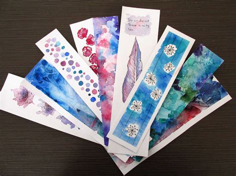 Watercolor Bookmarks At Explore Collection Of