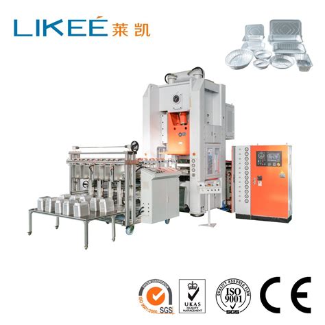 Full Automatic Aluminum Foil Container Making Machine With High Speed