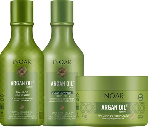 Kit Inoar Argan Oil System Trio Inoar