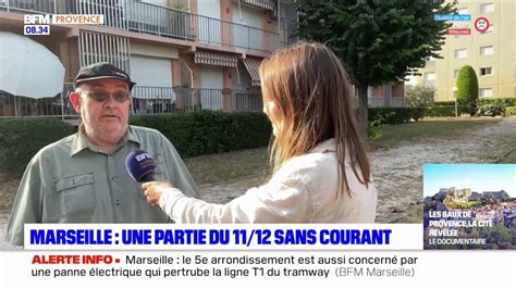 Marseille Les E Et E Arrondissements En Partie Priv S De Courant